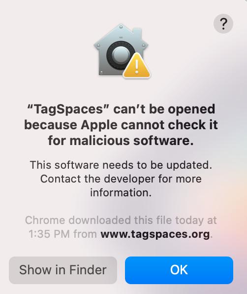 Install confirmation macOS