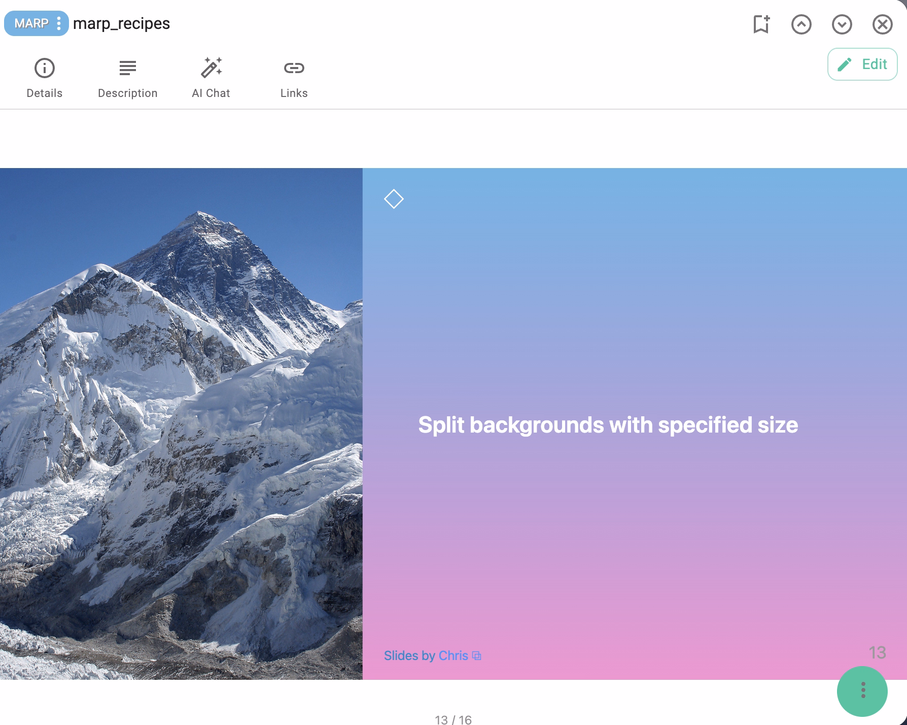 Marp slide with custom background image